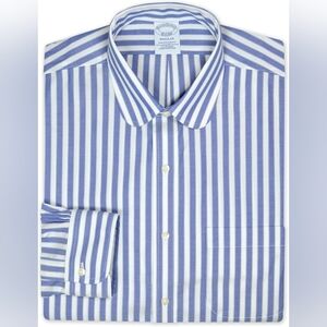 Brooks Brothers Long Sleeve Pinstripe Button Down Shirt 15.5-2/3